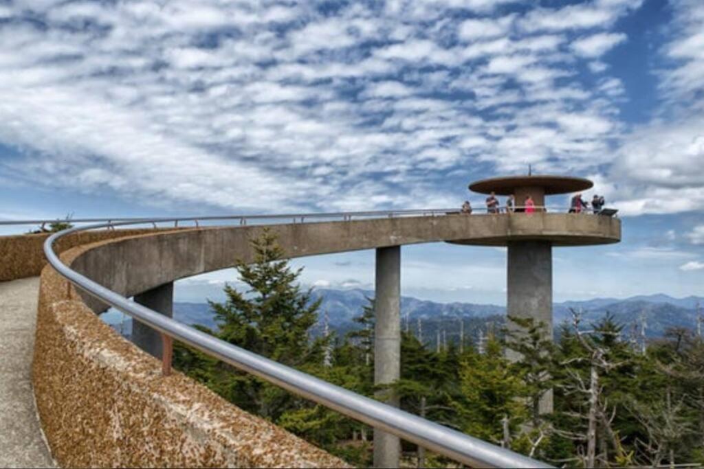 Spacious Smokies Cabin - Hot Tub With Mountain Views ガトリンバーグ エクステリア 写真